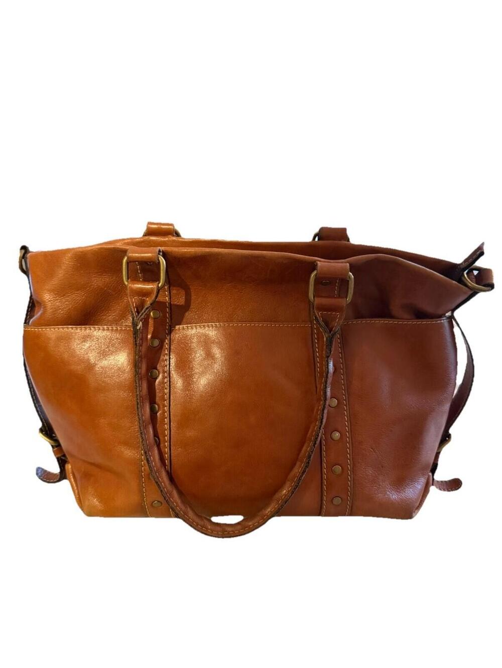 Patricia Nash Carducci Pocket Tote Bag Purse Cross Body